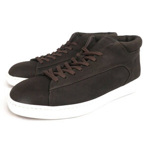 ZARA Brown Suede Leather Mid Lace Up Sneakers Men 8 EU 41